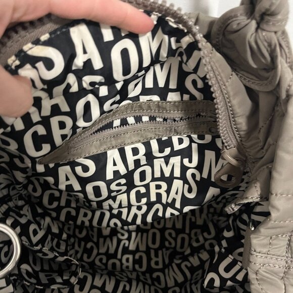 Marc Jacobs Brown Nylon Logo Tote Bag - Picture 5 of 8